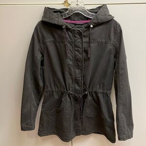 Mossimo cotton twill hooded jacket size L